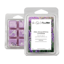Load image into Gallery viewer, Pine, Eucalyptus & Lavender Soy Wax Melts with 100% Pure Essential Oil