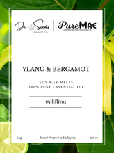 Load image into Gallery viewer, Ylang & Bergamot Soy Wax Melts with 100% Pure Essential Oil