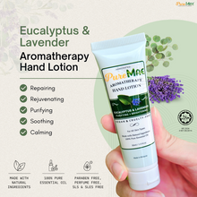 Load image into Gallery viewer, PureMAE Eucalyptus & Lavender Hand Lotion for Repair, Purification & Rejuvenation (30ml)