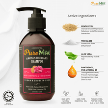 Load image into Gallery viewer, PureMAE Aromatherapy Rose Geranium & Cedarwood Shampoo