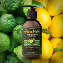 Load image into Gallery viewer, PureMAE Aromatherapy Bergamot & Lemon Shampoo