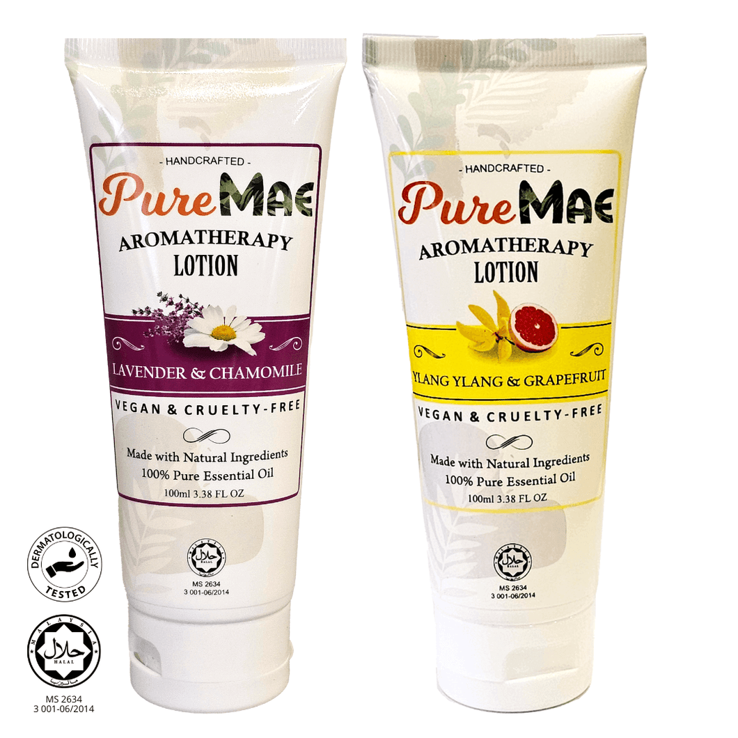 PureMAE Day & Night Lotion for Dry & Itchy Skin, Dermatologically Tested (2x100ml)