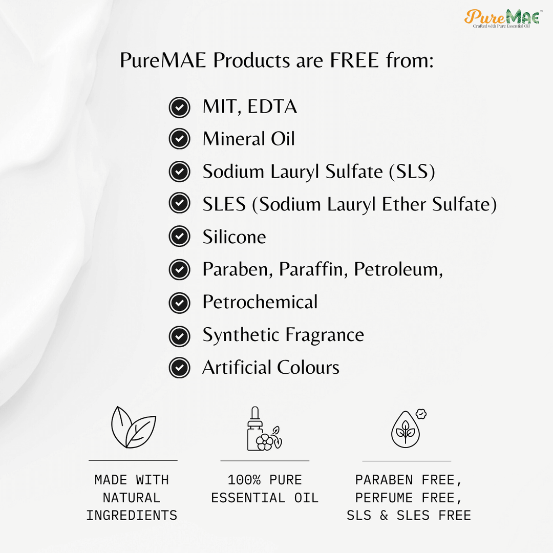 PureMAE Products Free from Harmful Chemicals